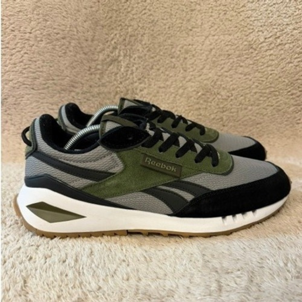 Reebok Classic Legacy AZ Mens Sneakers Army Green Black Grey GZ0741 Size 11